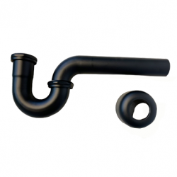 PTB0006 Brass P-Trap, 1-1/4" OD